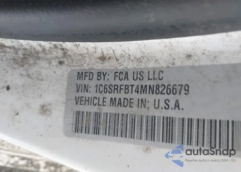 2021 Ram 1500 Big Horn Quad Cab 4X4 6'4 Box from USA, damaged, VIN 1C6SRFBT4MN826679